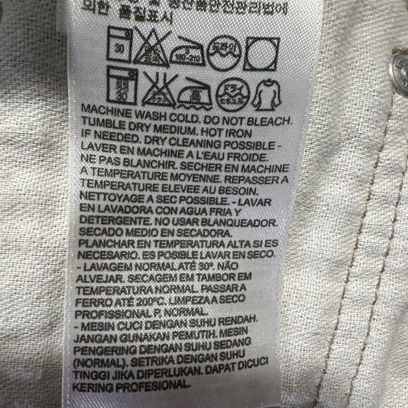 Levi's 505 Mens Jeans Size W31 L30 Camel Tan Straight Leg White Tag Modern - Picture 10 of 13